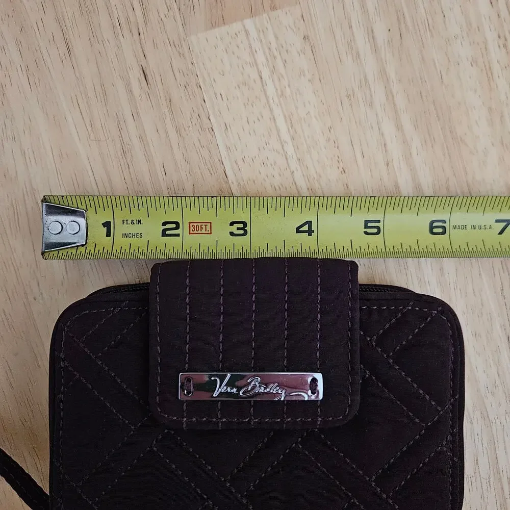Vera Bradley Iconic RFID Wallet/Wristlet Mulled Wine EUC - Picture 7 of 7
